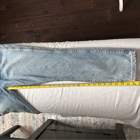 RE/DONE Originals High Rise Button Fly Jeans 28 Made in USA Vintage Wash - Picture 10 of 11